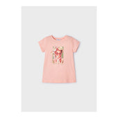 Mayoral Girls Pink Short Sleeve T-shirt